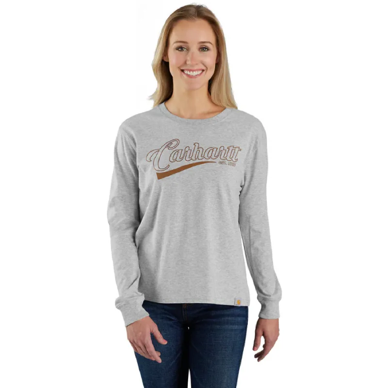 Tie - Dye Women T Shirt with a Bohemian VibeCarhartt Women's TENCEL Loose Fit Graphic Long Sleeve T-Shirt Tie - Dye Women T Shirt with a Bohemian VibeCarhartt Women's TENCEL Loose Fit Graphic Long Sleeve T-Shirt