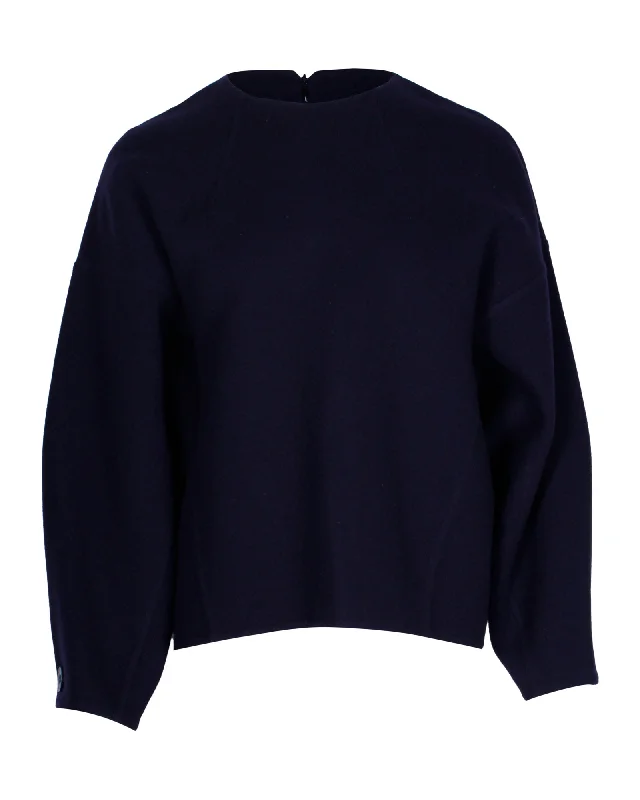 Knee - Length Women's Wool Blend Sweater Dresses in Neutral ColorsCeline Sweater in Navy Blue Cashmere Knee - Length Women's Wool Blend Sweater Dresses in Neutral ColorsCeline Sweater in Navy Blue Cashmere
