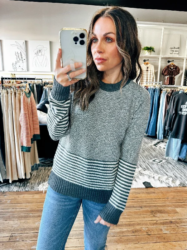 Boat Neck Women's Merino Wool Sweaters in Neutral ShadesCharcoal Multi Stripe Sweater Boat Neck Women's Merino Wool Sweaters in Neutral ShadesCharcoal Multi Stripe Sweater