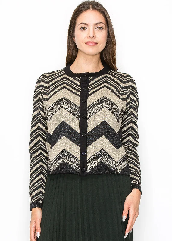Sleeveless Women's Silk Blend Sweater Dresses for a Sophisticated LookChevron Sparkle Cardigan Sleeveless Women's Silk Blend Sweater Dresses for a Sophisticated LookChevron Sparkle Cardigan