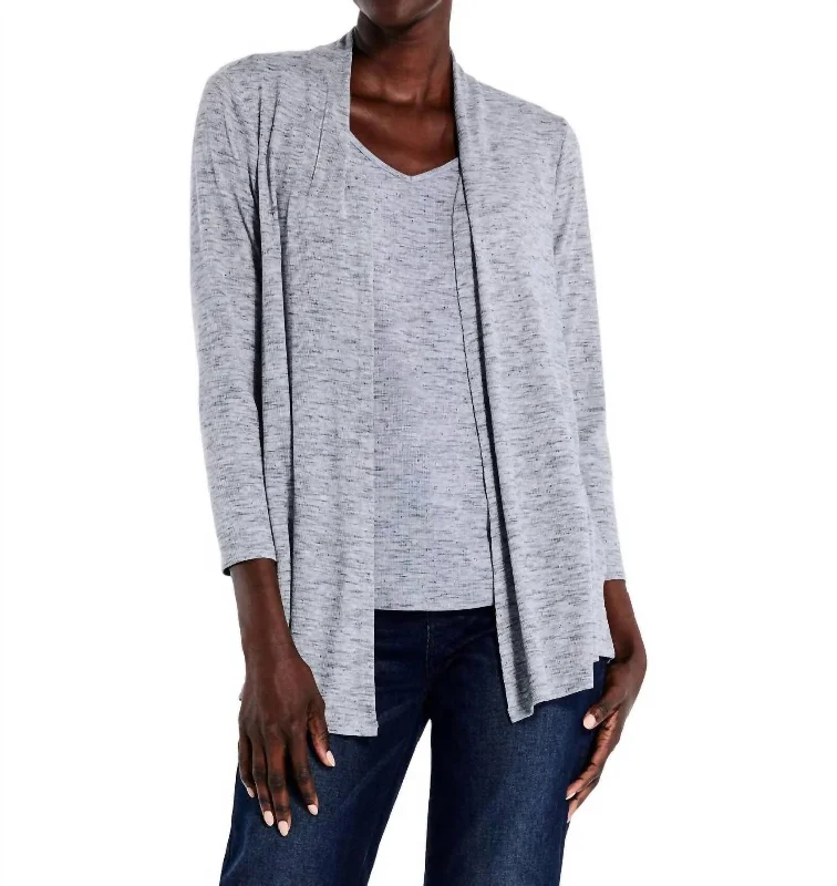 Longline Women's Mohair Sweater Dresses in a Loose FitDrapey Rib Cardigan In Moonwalk Longline Women's Mohair Sweater Dresses in a Loose FitDrapey Rib Cardigan In Moonwalk
