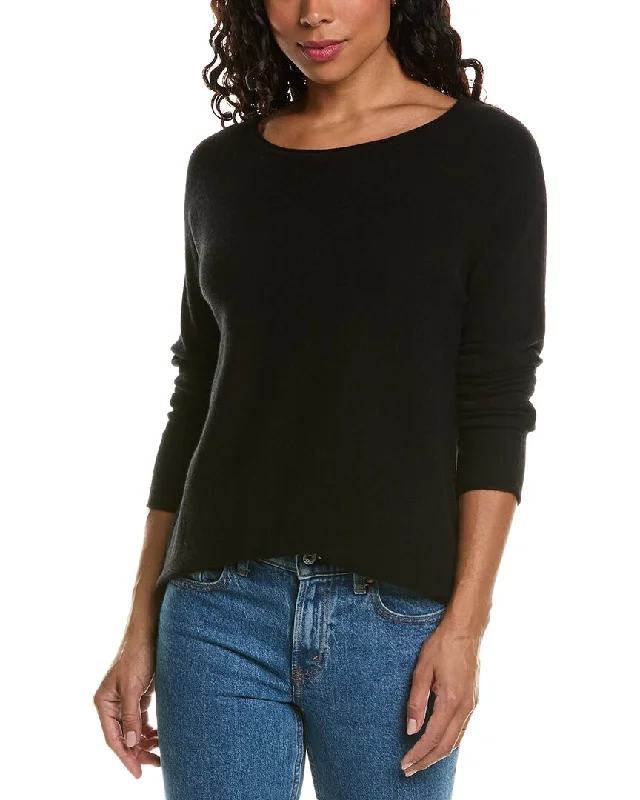 Boat Neck Women's Merino Wool Sweaters in Neutral ShadesElie Tahari Wool & Cashmere-Blend Sweater Boat Neck Women's Merino Wool Sweaters in Neutral ShadesElie Tahari Wool & Cashmere-Blend Sweater