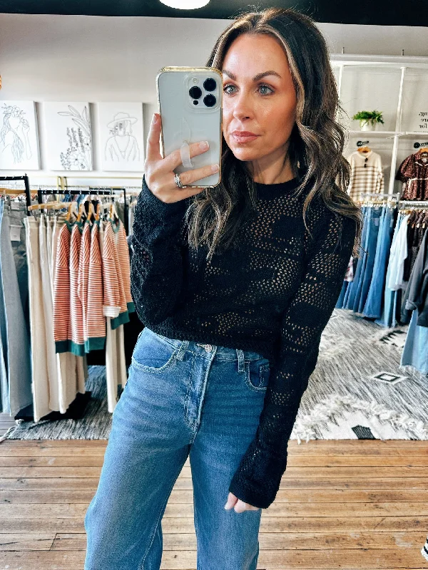 Open - Front Women's Cardigan - Style Mohair SweatersEllis Knit Sweater