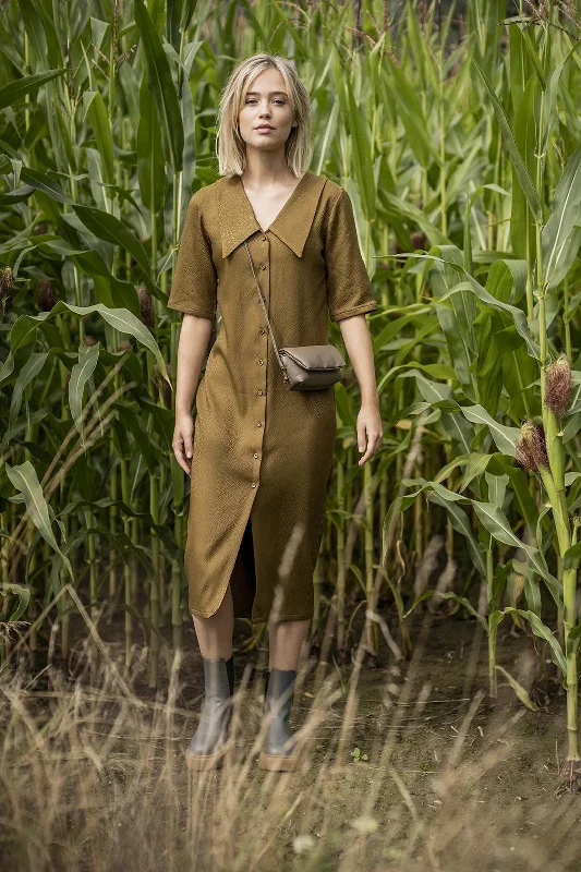 Empire Waist Women's Alpaca Wool Sweater Dresses in Earthy TonesFibre Mood Tilda Dress Empire Waist Women's Alpaca Wool Sweater Dresses in Earthy TonesFibre Mood Tilda Dress