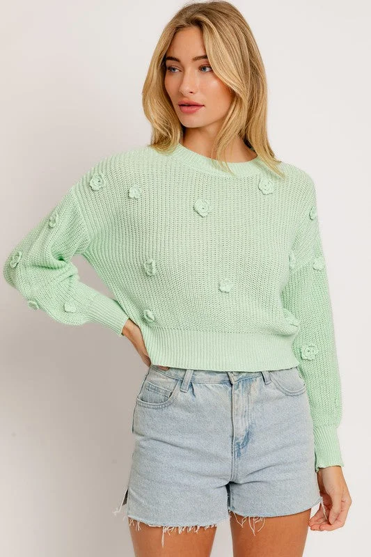 Hooded Women's Fleece - Lined Sweaters for WinterFlowers For Me Long Sleeve Cotton Sweater Top Hooded Women's Fleece - Lined Sweaters for WinterFlowers For Me Long Sleeve Cotton Sweater Top