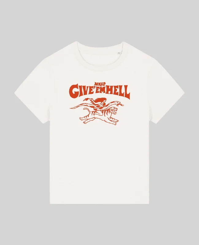Crew Neck Women T Shirt with a Timeless DesignGive'Em Hell Women's T-Shirt