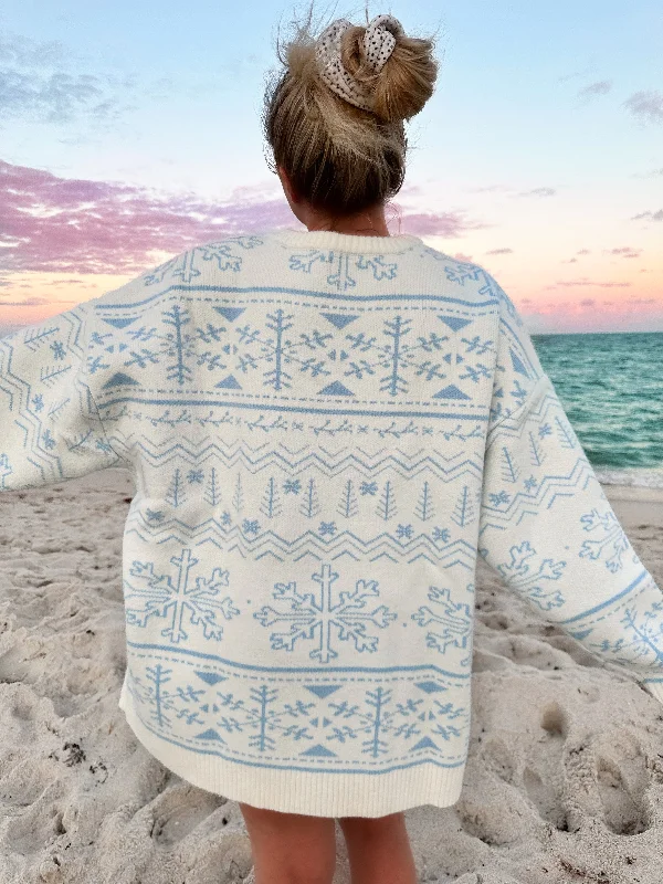 Plus Size Women's Oversized Chunky Knit SweatersHome For Christmas Snowflake Oversized Sweater Plus Size Women's Oversized Chunky Knit SweatersHome For Christmas Snowflake Oversized Sweater