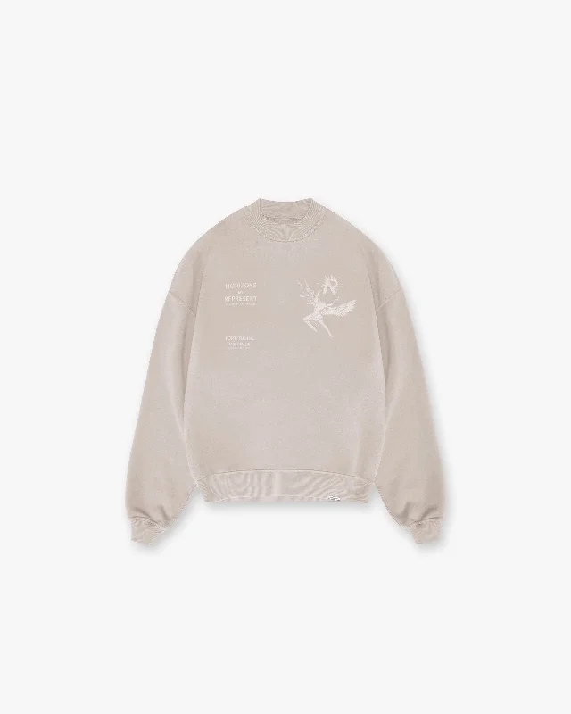 Women's Long Sleeve Turtleneck Cashmere SweatersIcarus Sweater - Taupe