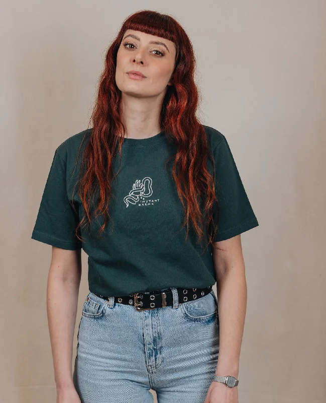 Tie - Dye Women T Shirt with a Bohemian VibeInstant Karma Tee