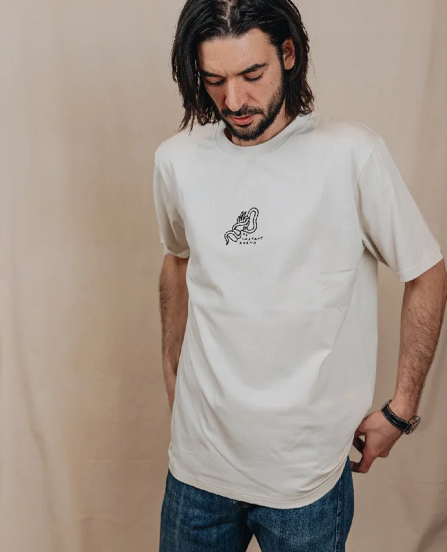 Embroidered Women T Shirt with Intricate DetailsInstant Karma Tee