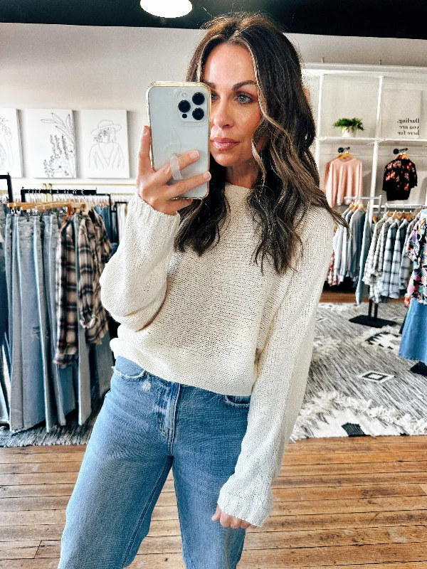 Open - Front Women's Cardigan - Style Mohair SweatersKara Boat Neck Sweater-2 Colors