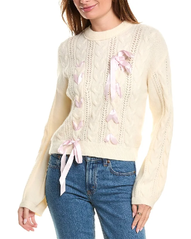 Lea & Viola Ribbon Sweater