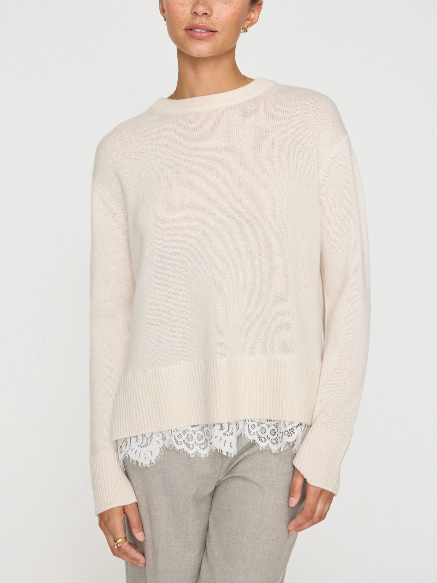 Marte Lace Looker Almond/White