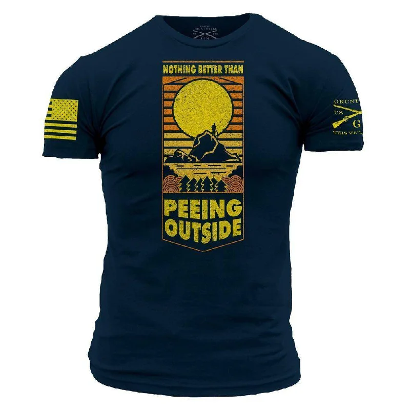 Graphic Print Women T Shirt for a Trendy StatementNothing Better T-Shirt - Navy