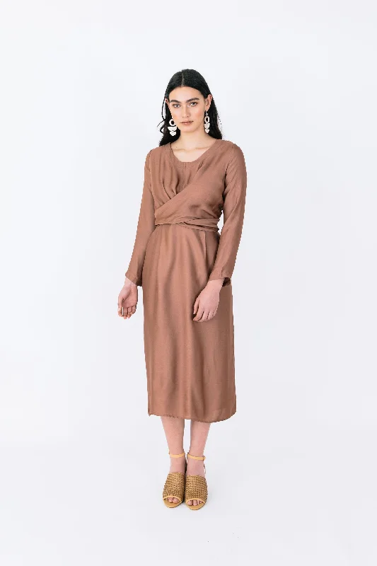 Empire Waist Women's Alpaca Wool Sweater Dresses in Earthy TonesPapercut Patterns Meridian Dress Empire Waist Women's Alpaca Wool Sweater Dresses in Earthy TonesPapercut Patterns Meridian Dress