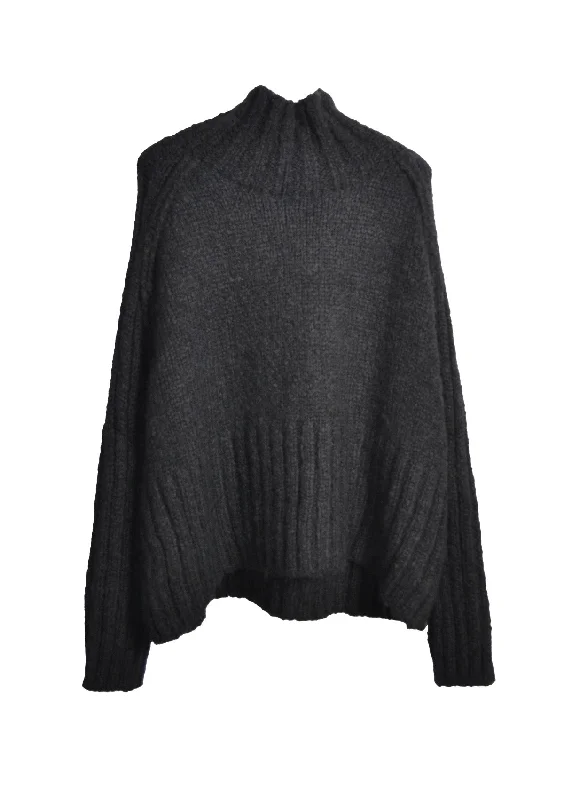 Sleeveless Women's Silk - Trimmed Sweaters for SummerPUFFY CHUNKY SWEATER