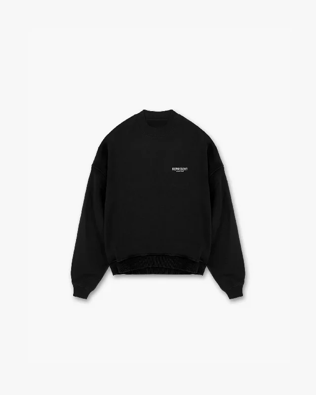 Bell - Sleeve Women's Mohair - Wool Blend SweatersRepresent Owners Club Sweater - Black Bell - Sleeve Women's Mohair - Wool Blend SweatersRepresent Owners Club Sweater - Black