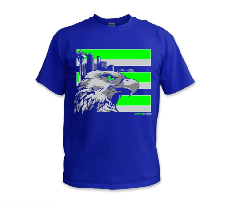 Pocketed Women T Shirt for Added FunctionalitySafetyShirtz Throwback Seattle Hi-Vis Safety T-Shirt Pocketed Women T Shirt for Added FunctionalitySafetyShirtz Throwback Seattle Hi-Vis Safety T-Shirt