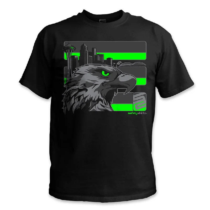 Pocketed Women T Shirt for Added FunctionalitySafetyShirtz Seattle Stealth Safety T-Shirt Pocketed Women T Shirt for Added FunctionalitySafetyShirtz Seattle Stealth Safety T-Shirt