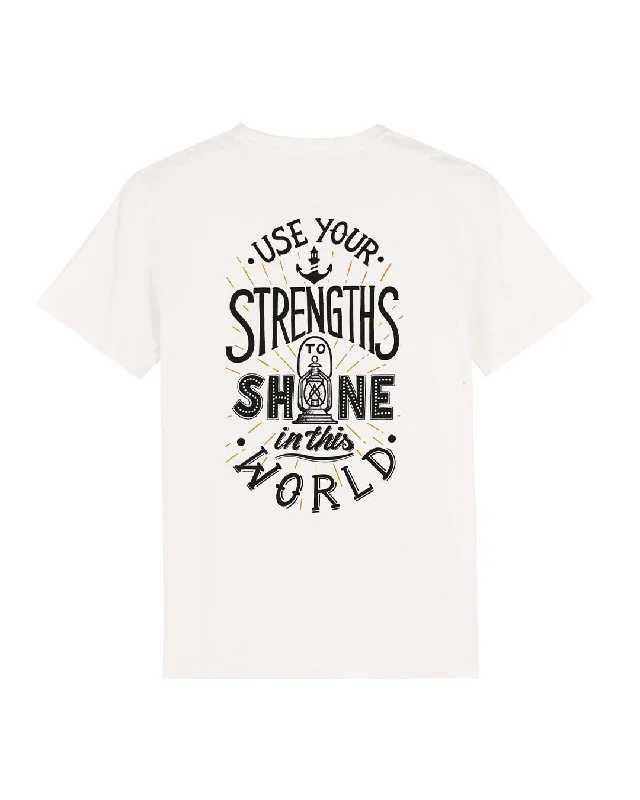 Long Sleeve Women T Shirt for Cooler WeatherShine T-Shirt - Off White