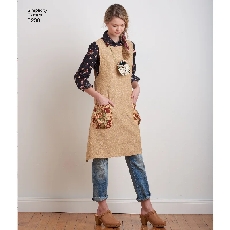 Simplicity Apron Dress and Tabard S8230