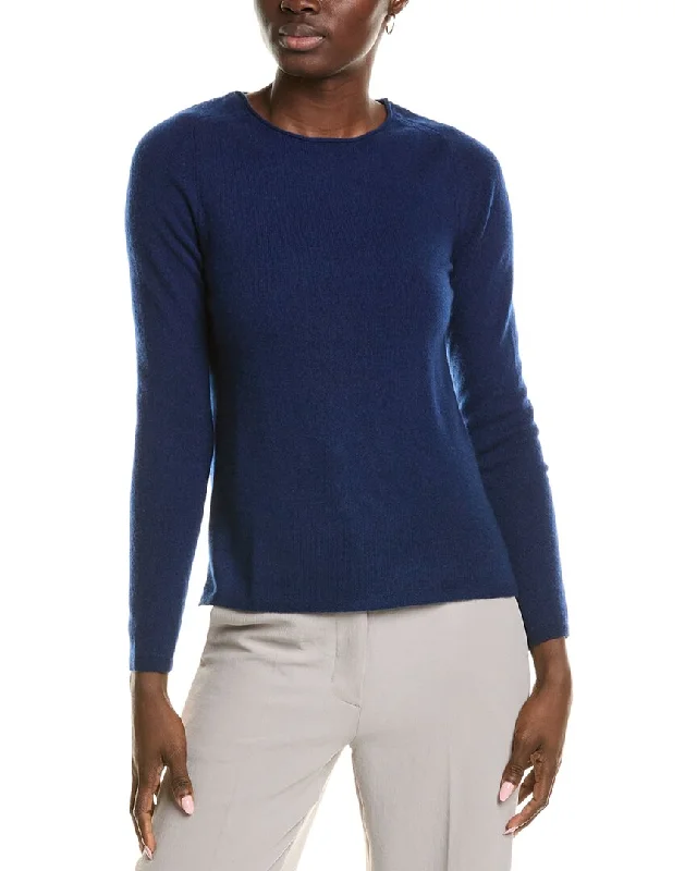 Plus Size Women's Embroidered Sweaters in Ethnic Stylessofiacashmere Relaxed Crewneck Cashmere Sweater Plus Size Women's Embroidered Sweaters in Ethnic Stylessofiacashmere Relaxed Crewneck Cashmere Sweater