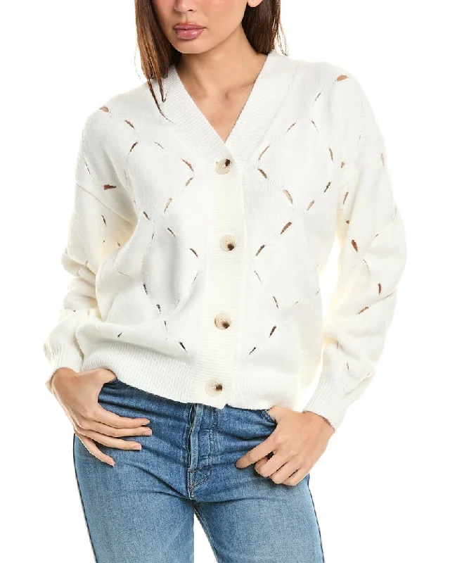 Stella + Lorenzo Cutout Cardigan