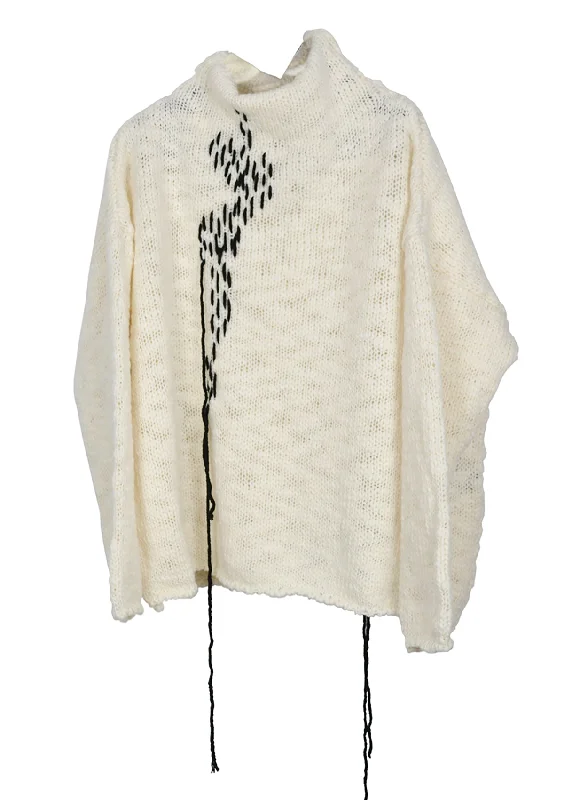 Short Sleeve Women's Cotton Blend Sweaters in Pastel Colors"TARYAN" CHUNKY KINT JUMPER - CREAM Short Sleeve Women's Cotton Blend Sweaters in Pastel Colors"TARYAN" CHUNKY KINT JUMPER - CREAM