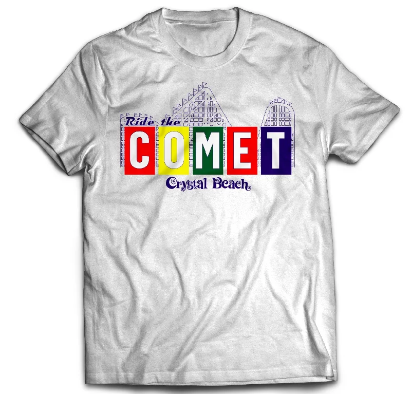 Puff Sleeve Women T Shirt for a Fashion - Forward LookThe Comet at Crystal Beach