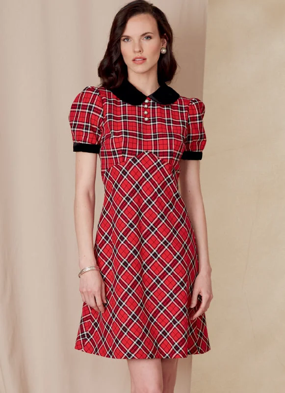 Midi - Length Women's Shetland Wool Sweater Dresses in Traditional PatternsVogue Dress V1822 Midi - Length Women's Shetland Wool Sweater Dresses in Traditional PatternsVogue Dress V1822