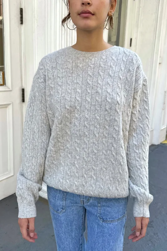 Boat Neck Women's Merino Wool Sweaters in Neutral ShadesWinona Wool Sweater