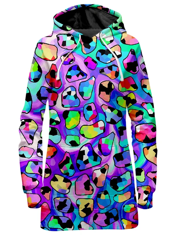 Women's color - block hoodie combining bold hues for a fashion - forward statementCandy Giraffe Hoodie Dress Women's color - block hoodie combining bold hues for a fashion - forward statementCandy Giraffe Hoodie Dress