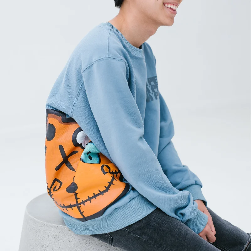 Women's zip - front sweatshirt with contrast stitching for a sporty aestheticSpooky Bear Crewneck Pullover Women's zip - front sweatshirt with contrast stitching for a sporty aestheticSpooky Bear Crewneck Pullover