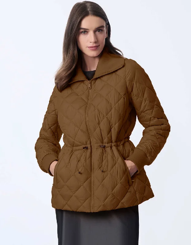Women's waterproof rain jackets in bright yellow for high - visibility outdoor activitiesDiamond Breeze Quilted Jacket Women's waterproof rain jackets in bright yellow for high - visibility outdoor activitiesDiamond Breeze Quilted Jacket