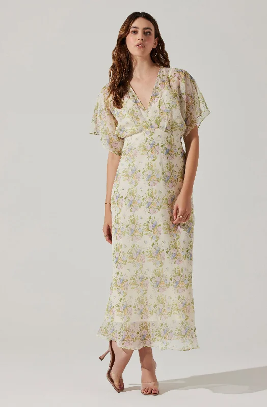 Strapless Women Dress with a Built - in Bra for Comfort and SupportFlutter Sleeve Open Back Maxi Dress Strapless Women Dress with a Built - in Bra for Comfort and SupportFlutter Sleeve Open Back Maxi Dress