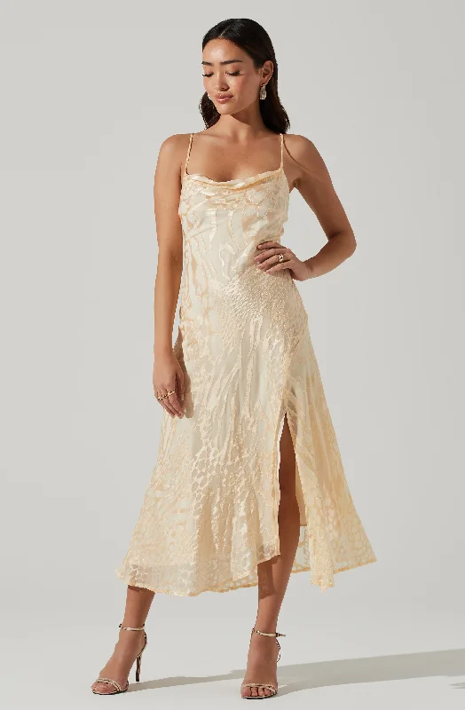 Maxi Women Dress with Floral Print for a Bohemian VibeGaia Burnout Floral Midi Dress Maxi Women Dress with Floral Print for a Bohemian VibeGaia Burnout Floral Midi Dress