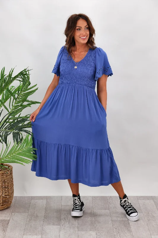 Little Black Women Dress with Sequins for a Glamorous Night OutGloss By Shine On Heather Broderie Sleeve Dress Blue Little Black Women Dress with Sequins for a Glamorous Night OutGloss By Shine On Heather Broderie Sleeve Dress Blue