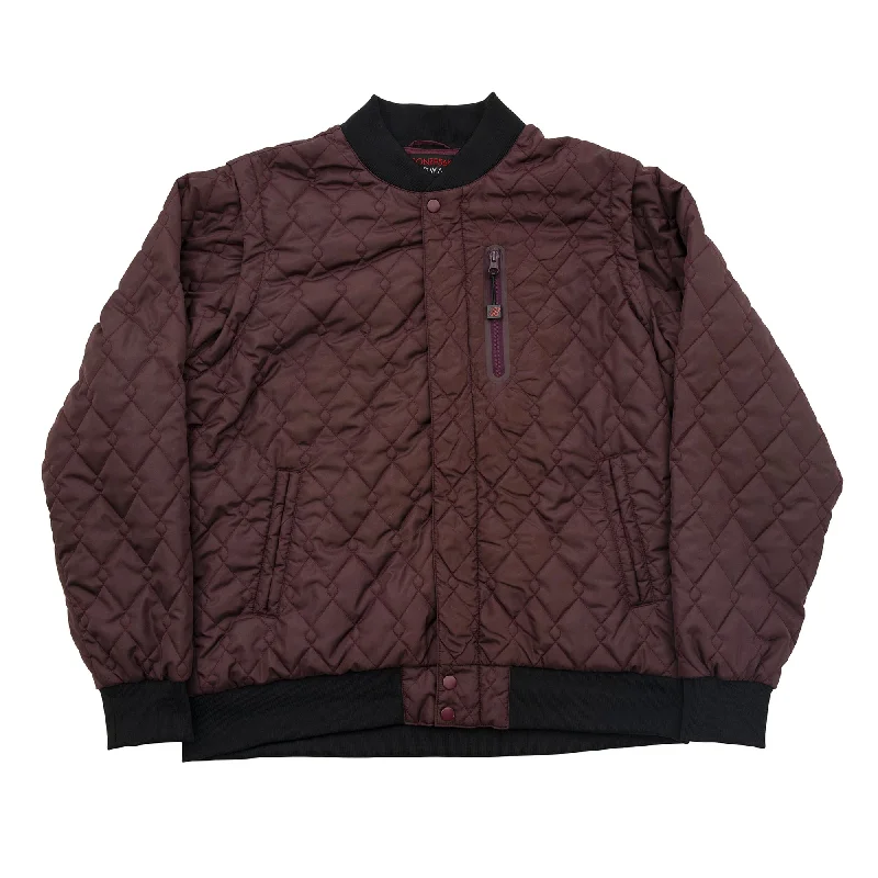 Women's cropped down jackets in bold colors for a sporty and fashionable winter outfitHardware Bomber Jacket Women's cropped down jackets in bold colors for a sporty and fashionable winter outfitHardware Bomber Jacket