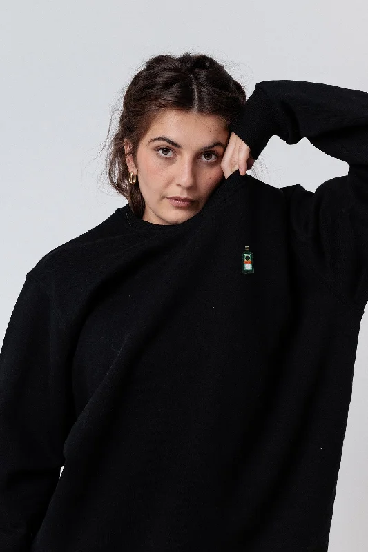 Women's quarter - zip sweatshirt made of organic cotton for eco - conscious fashionJägermeister | Bestickter Bio-Baumwoll Frauen Pullover Women's quarter - zip sweatshirt made of organic cotton for eco - conscious fashionJägermeister | Bestickter Bio-Baumwoll Frauen Pullover