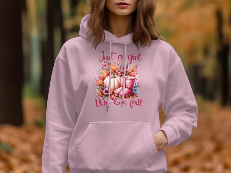 Just a girl Who Loves Fall UGG Organic Cotton Hoodie