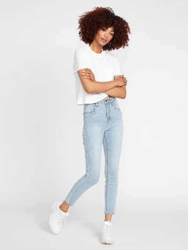 Women's moto jackets with a lace - up front for a unique and stylish touchLiberator High Rise Jeans - Retro Blue Women's moto jackets with a lace - up front for a unique and stylish touchLiberator High Rise Jeans - Retro Blue