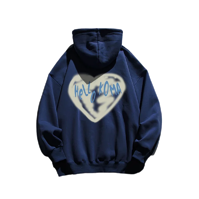 American Urban Love Graffiti Cotton Hoodie