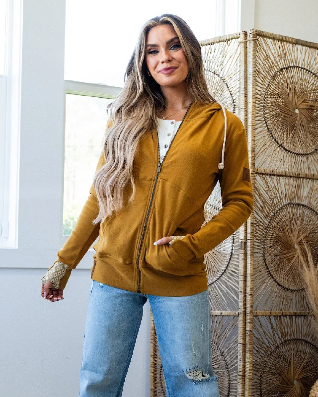 Women's cropped sweatshirt with a slogan graphic for a fun and expressive lookAmpersand Ave Here Comes the Sun FullZip Sweatshirt Women's cropped sweatshirt with a slogan graphic for a fun and expressive lookAmpersand Ave Here Comes the Sun FullZip Sweatshirt