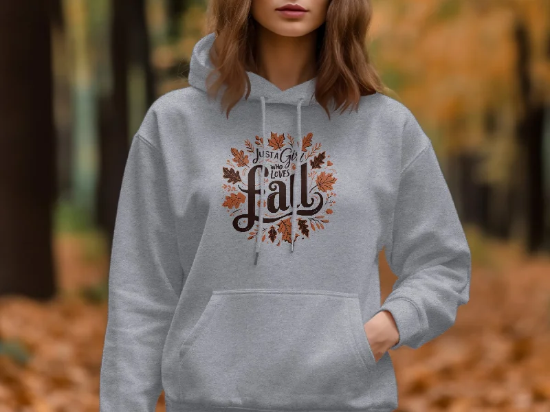 Just a girl Who loves Fall Organic Cotton Hoodie