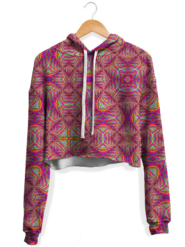 Psy Schism Fleece Crop Hoodie