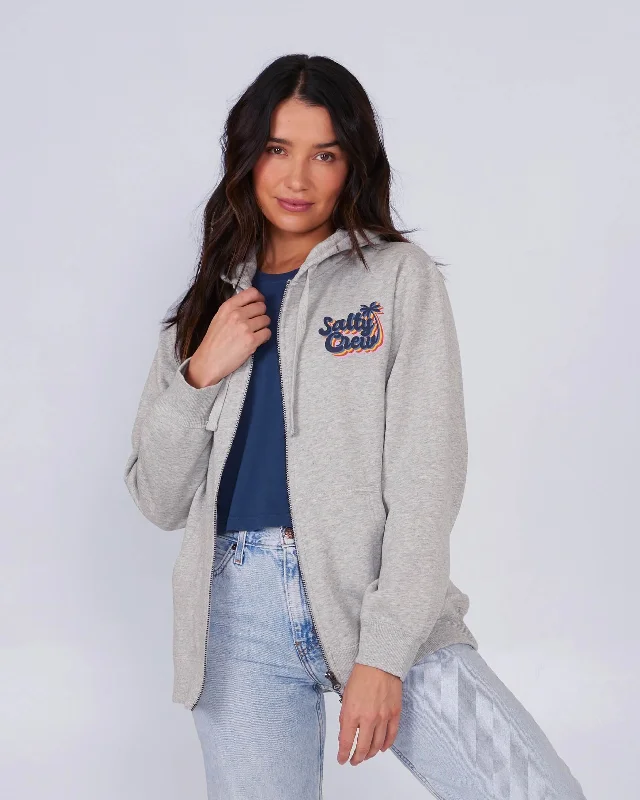 Women's double - breasted tweed jackets in classic colors for a sophisticated office lookSalty Seventies Zip Hoody - Athletic Heather Women's double - breasted tweed jackets in classic colors for a sophisticated office lookSalty Seventies Zip Hoody - Athletic Heather