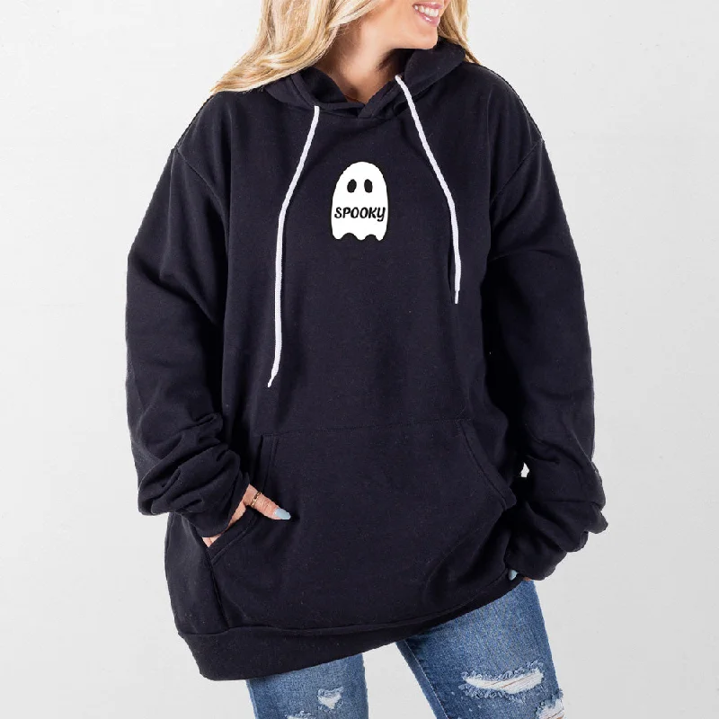 Women's tie - front hoodie in a lightweight fabric for summer layeringSpooky Giant Hoodie Women's tie - front hoodie in a lightweight fabric for summer layeringSpooky Giant Hoodie