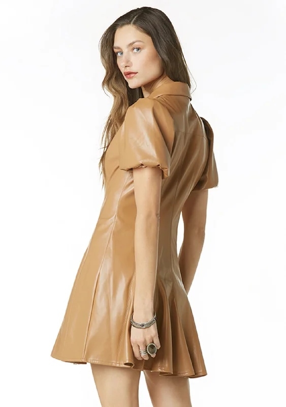 Thora Vegan Leather Dress