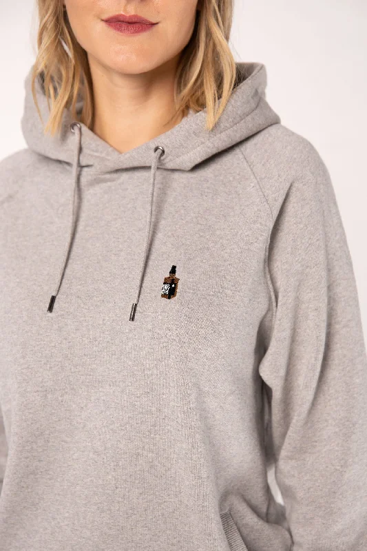 Women's sherpa - lined hoodie for extreme cold weather outdoor activitiesWhisky | Bestickter Bio-Baumwoll Frauen Hoodie Women's sherpa - lined hoodie for extreme cold weather outdoor activitiesWhisky | Bestickter Bio-Baumwoll Frauen Hoodie
