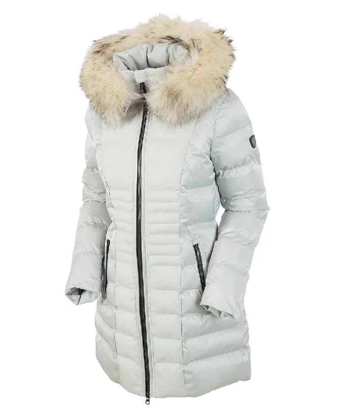 Women's long - length wool blend jackets for a warm and stylish winter lookWomen's Eva Waterproof Quilted 3/4 Coat With Removable Fur Ruff Women's long - length wool blend jackets for a warm and stylish winter lookWomen's Eva Waterproof Quilted 3/4 Coat With Removable Fur Ruff